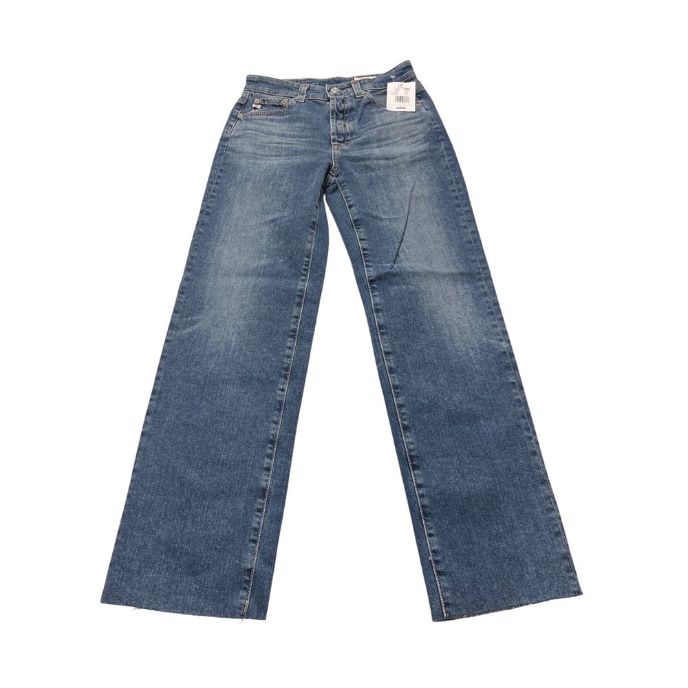 AG Adriano Goldschmied Alexxis Crop High Rise 17Y Vintage Straight Jeans 24 New
